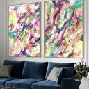 Zestaw obrazów ręcznie malowanych 100x140 cm