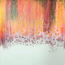 FLUO - obraz abstrakcyjny z akrylu 80x80 cm do salonu