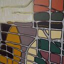 „Abstra-akt 32” - obraz abstrakcyjny akryl na płótnie 100x100 cm