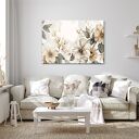 Kwiatowy obraz na płótnie 100x70 cm - kwiatowa dekoracja 1, gotowy do zawieszenia