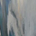 Abstrakcja ze złotem - obraz akrylowy 50x100 cm