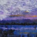 Poranek, obraz akrylowy na płótnie, 70x50x1cm