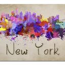 miasto NEW YORK 1 - 120x70cm obraz na płótnie nowy jork
