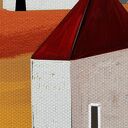 Obraz na płótnie 80x60cm - Kolorowe Domki 0213 NOWdeco