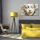 Obraz kobiety glamour - abstrakcja 3D na płótnie 120x80 cm