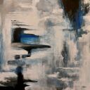 Abstrakcja - obraz akrylowy 100x100 cm w stylu nowoczesnym
