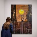 Obraz akrylowy na płótnie 60x80x2 cm, pt. San Francisco sunrise
