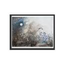 TRAWY NOCĄ - akwarela formatu 32/24 cm