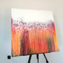 FLUO - obraz abstrakcyjny z akrylu 80x80 cm do salonu