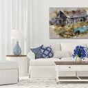 Obraz na płótnie 120x80 cm ze starym samochodem w stylu vintage