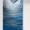 MORZE - obraz akrylowy 50x90 cm na płótnie (bez ramy), ręcznie malowany