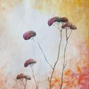 Akwarela „Trawy” - ręcznie malowany obraz 24/18 cm (bez ramy)