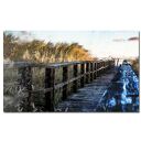 obraz XL DROGA NA PLAŻĘ 1 - 70x41cm płótnie loft