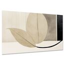 NA PŁÓTNIE LIŚCIE 26 OBRAZ NA KORYTARZ BEŻ DREWNO 120x80