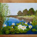 Dyptyk „Błękitne Przebudzenie” - wyprzedaż 2x 24x30 cm