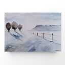 ZIMA - akwarela formatu A5