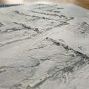 SKANDYNAWSKA DEKORACJA - OBRAZ STRUKTURALNY Z TEKSTURĄ 3D "OSZRONIONE SZCZYTY" (darmowa dostawa)