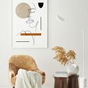 Plakat obraz modern line 50x70 cm B2