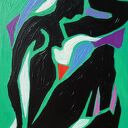 Obraz olejny do salonu Kolorowy Taniec - fowizm (Matisse style)