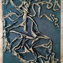 TRYPTYK RELIEF ŚCIENNY - MALARSTWO RZEŹBIARSKIE - 3 w cenie 2szt