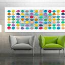 Obraz na płotnie - 147x60cm ABSTRAKCJA ELIPSY 0287 wysyłka w 24h