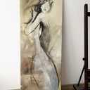 Beauty - elegancki obraz kobiety na płótnie 160x60 cm