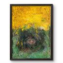 Gniazdo (Structures Nest) - obraz strukturalny, abstrakcja, textured painting