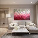 Abstrakcyjny obraz ręcznie malowany - Love Story II 80x120cm