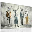 Obraz drukowany na płótnie GANG, CHŁOPAKI w formacie 120x80cm 02352
