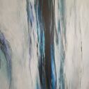 Abstrakcyjny obraz akrylowy 50x70 cm - gotowy do zawieszenia bez ramy