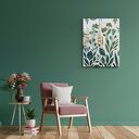 Obraz łąka kwietna - ręcznie malowany obraz - abstrakcja roślinna 30x40 cm Garden