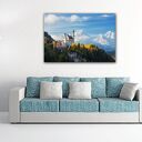 Obraz na ścianę z zamkiem Neuschwanstein 120x80 cm