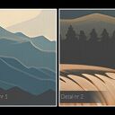 Obraz do salonu - PTAK W LOCIE ŻURAW GÓRSKI KRAJOBRAZ - 70x50 cm (106401)