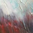 Abstrakcja - ręcznie malowany obraz akrylowy 60x60 cm Paulina Łebida