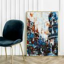Plakat obraz Blue City 40x50 cm