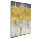 Obraz na płótnie - ZŁOTE DRZEWA - W PIONIE - 50x70 cm (77103)