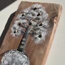 Drzewo Wołające - obraz malowany na desce (handmade)