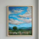 Błękitne niebo - obraz akrylowy na płótnie 60 x 50 cm