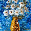 Rumianek - obraz giclee na płótnie