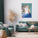Obraz 60x90 cm „Róża pustyni” - wydruk pigmentowy na matowym płótnie