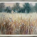 Gorąca Łąka, ręcznie malowany olejny