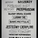 OBRAZ RĘCZNIE MALOWANY - CYTAT 02 - 70x50cm