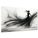 Duży obraz sylwetka kobiety 23 elegancki minimalistyczny canvas 120x80