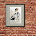 Poranek żurawia, Akwarela 24x32 cm