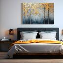 Obraz na płótnie - LAS ABSTRAKCJA ART-DECO - 120x80 cm (103801)