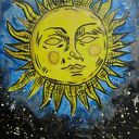 Obraz do salonu Astrologia - industrialny akryl A4 od Carmenlotsu
