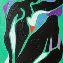 Obraz olejny do salonu Kolorowy Taniec - fowizm (Matisse style)