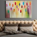 Obraz na płótnie Abstrakcja Kolory 120x80 cm (41901) - optymistyczna dekoracja