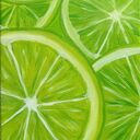 Obraz akrylowy limonki