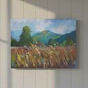 Łąka - ręcznie wykonany obraz 18x24 cm w technice pasteli suchych